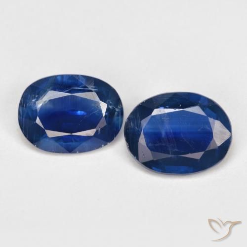 2.54 ct Blue Kyanite, 8.1 x 6.3 mm Oval Cut From Nepal, Photo A