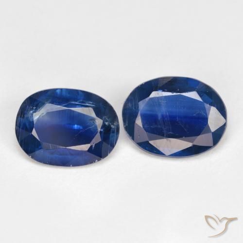 2.54 ctw Blue Kyanite Stones, Natural Kyanite in Oval Facet Shape for Sale
