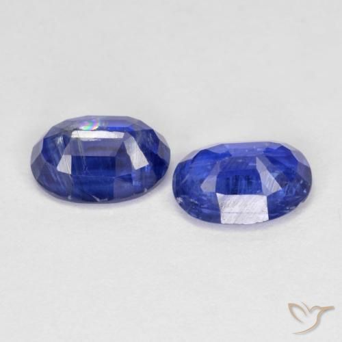 Kyanite Gemstones in 7 x 5 mm (calibrated) Size for Sale, Kyanite Stones in Electric Blue Color