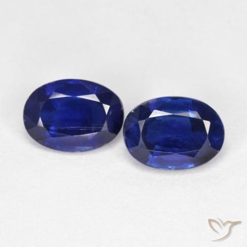 2.08ctw Natural Royal Blue Kyanite, Oval, VS-SI