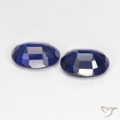 Kyanite Gemstones in 7 x 5 mm (calibrated) Size for Sale, Kyanite Stones in Royal Blue Color