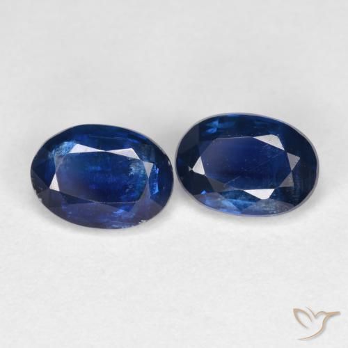 2.13 ctw Blue Kyanite Stones, Natural Kyanite in Oval Facet Shape for Sale