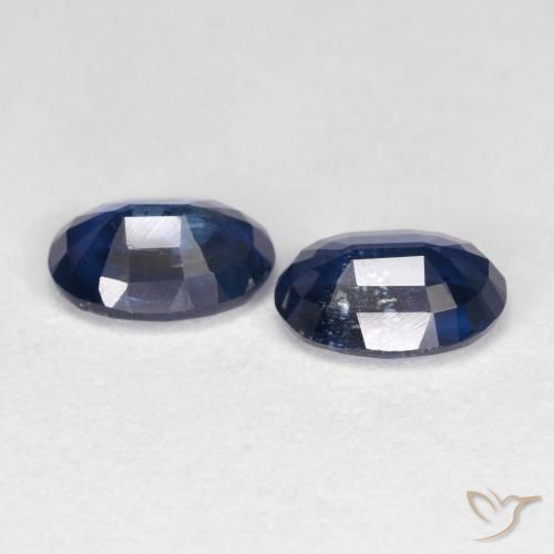 Kyanite Gemstones in 7 x 5 mm (calibrated) Size for Sale, Kyanite Stones in Deep Blue Color