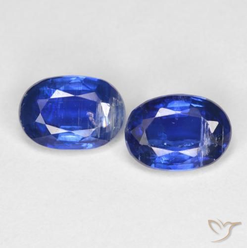 1.8 ct Blue Kyanite, 7.1 x 5 mm Oval Cut From Nepal, Photo A