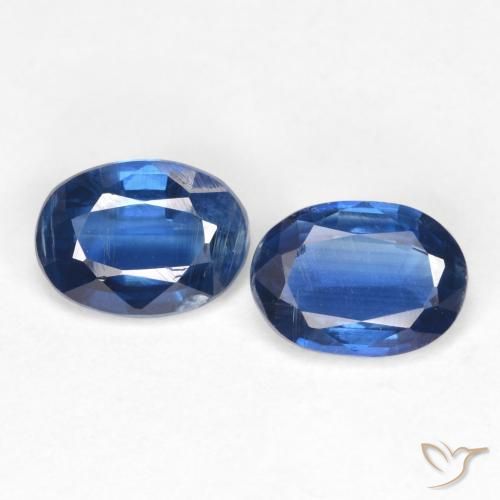 1.88 ct Blue Kyanite, 7.2 x 5.2 mm Oval Cut From Nepal, Photo A