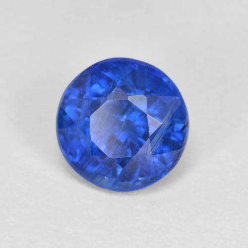 1.22 ct Blue Kyanite Stone, Natural Kyanite in Round Facet Shape for Sale