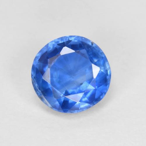 1.10 ct Blue Kyanite Stone, Natural Kyanite in Round Facet Shape for Sale