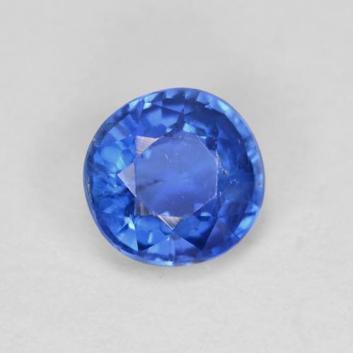0.99 ct Blue Kyanite Stone, Natural Kyanite in Round Facet Shape for Sale