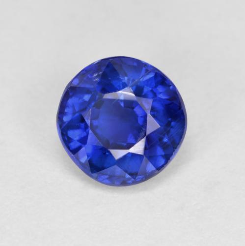 6,1mm Cianite blu taglio rotondo dal Nepal, peso di 1,18 ct, pietra preziosa naturale non trattati in purezza VS, 1 pezzo Cianite Sfaccettatura rotonda - Colore: Blu scuro, durezza Mohs di 6 - 7 , Photo A