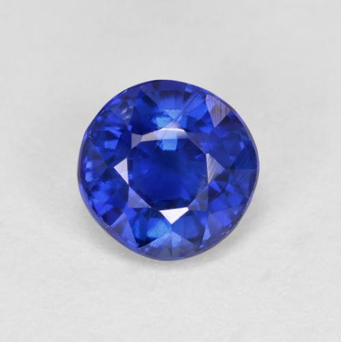 1.18 ct Blue Kyanite Stone, Natural Kyanite in Round Facet Shape for Sale
