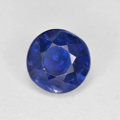 1.30 ct Blue Kyanite Stone, Natural Kyanite in Round Facet Shape for Sale