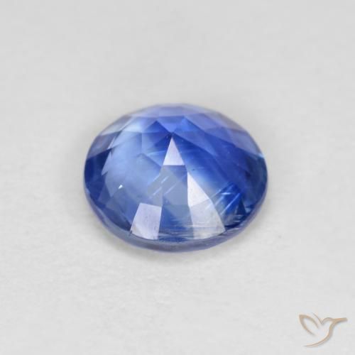 Kyanite Gemstone in 6 mm (calibrated) Size for Sale, Kyanite Stone in Light Navy Blue Color