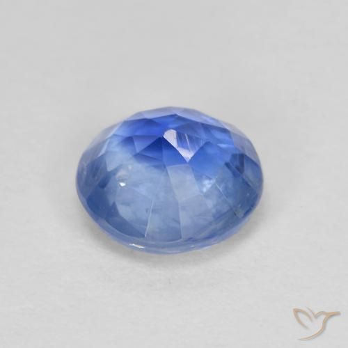 Kyanite Gemstone in 6.5 mm (calibrated) Size for Sale, Kyanite Stone in Light Navy Blue Color