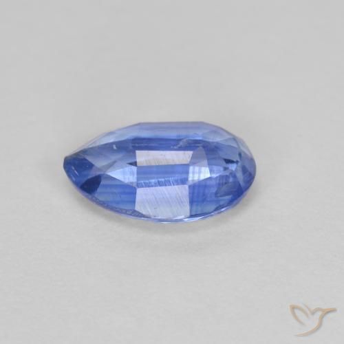 Kyanite Gemstone in 7 x 4.7 mm Size for Sale, Kyanite Stone in Medium Navy Blue Color