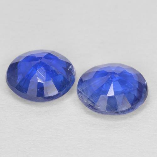 Kyanite Gemstones in 5.2 mm Size for Sale, Kyanite Stones in Deep Blue Color