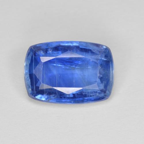 3.02 ct Blue Kyanite Gemstone, Kyanite Gem in Cushion-Cut Shape for Sale.
