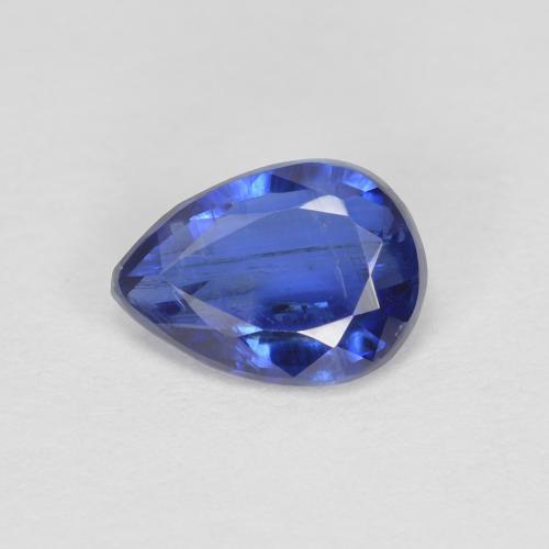 0.86 ct Blue Kyanite Gemstone, Kyanite Gem in Pear Facet Shape for Sale.