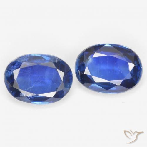 1.99 ctw Blue Kyanite Stones, Natural Kyanite in Oval Facet Shape for Sale