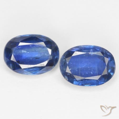 2.22ctw Natural Deep Blue Kyanite, Oval, SI