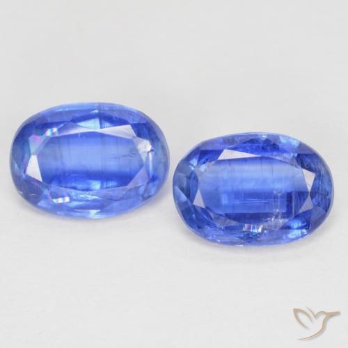 2.07ctw Natural Light Navy Blue Kyanite, Oval, SI