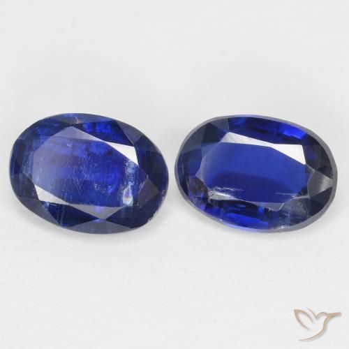 1.88 ctw Blue Kyanite Stones, Natural Kyanite in Oval Facet Shape for Sale