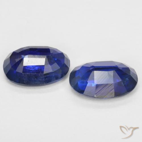 Kyanite Gemstones in 7 x 5 mm (calibrated) Size for Sale, Kyanite Stones in Royal Blue Color