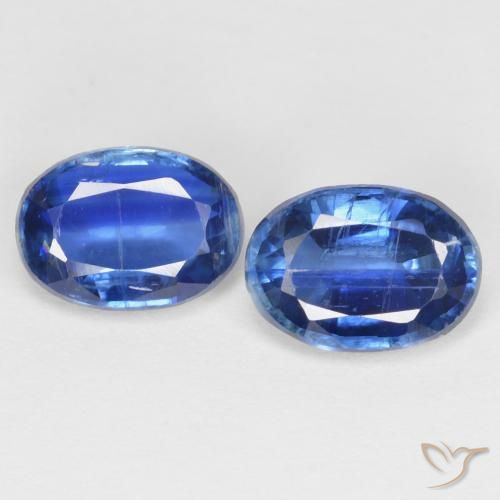2.01ctw Natural Navy Blue Kyanite, Oval, SI
