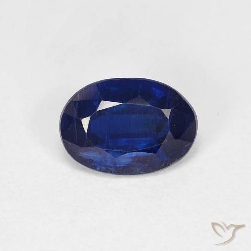 Cianite blu taglio ovale da 0,99 ct dal Nepal, dimensione 7 x 5mm, pietra preziosa naturale non trattati , purezza VVS-VS, Cianite Ovale sfaccettato da 1 pz, durezza Mohs di 6 - 7, Photo A