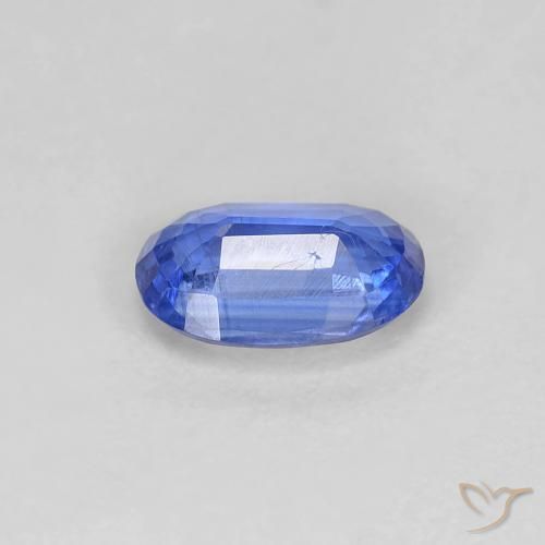 Kyanite Gemstone in 7 x 5 mm (calibrated) Size for Sale, Kyanite Stone in Medium Navy Blue Color