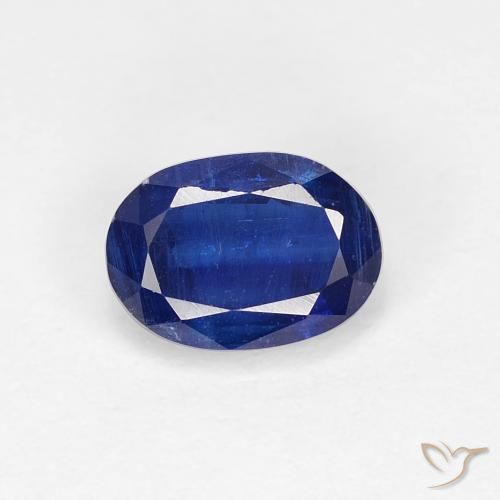 1.18ct Natural Royal Blue Kyanite, Oval, VS