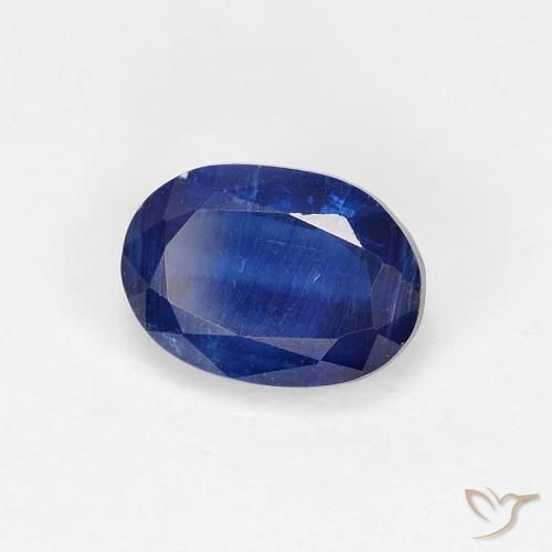 1.18 ct Blue Kyanite Stone, Natural Kyanite in Oval Facet Shape for Sale