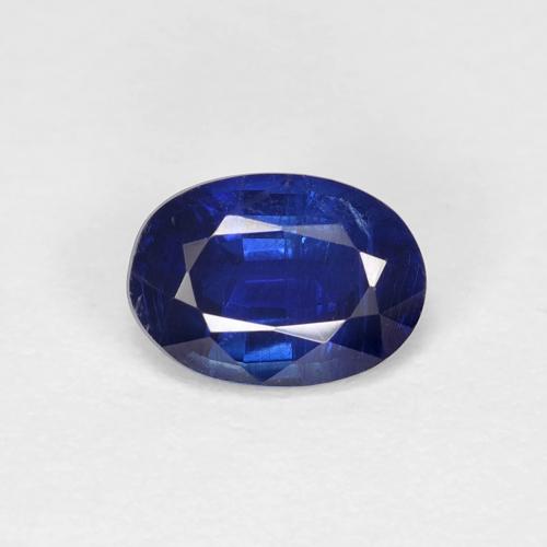 Cianita Forma ovalada de 0,98 ct de Nepal, Dimensión 7 x 5,1mm, Claridad VS, Piedra preciosa natural No tratado, 1 pieza de Cianita en color Azul real, Dureza Mohs de 6 - 7, Photo A