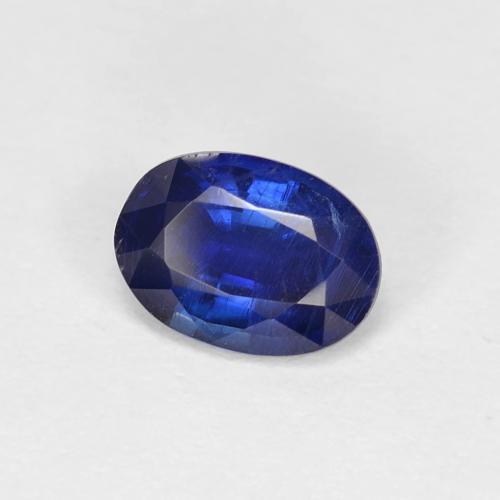0.98 ct Blue Kyanite Stone, Natural Kyanite in Oval Facet Shape for Sale