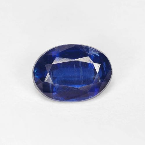 1.05 ct Blue Kyanite Gemstone, Kyanite Gem in Oval Facet Shape for Sale.