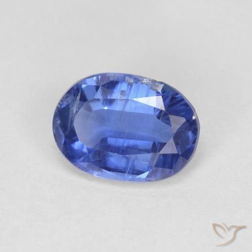 1.11 ct Blue Kyanite Stone, Natural Kyanite in Oval Facet Shape for Sale