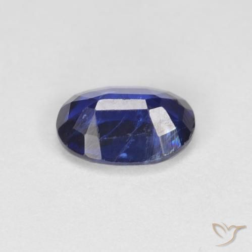 Kyanite Gemstone in 7 x 5 mm (calibrated) Size for Sale, Kyanite Stone in Intense Navy Blue Color