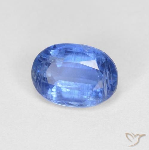 1.10 ct Blue Kyanite Stone, Natural Kyanite in Oval Facet Shape for Sale