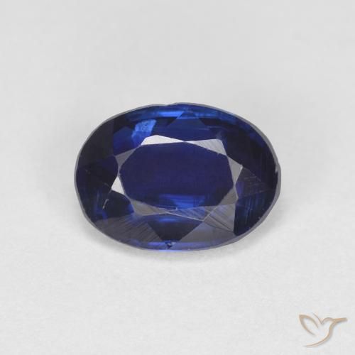 0.98ct Natural Royal Blue Kyanite, Oval, VS