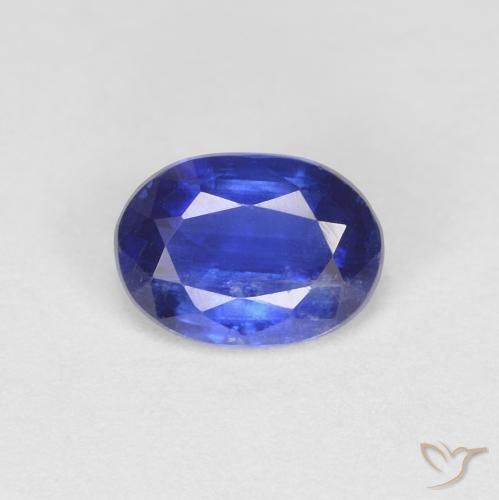 ブルー カイヤナイト 0.8 カラット オーバル から ネパール 宝石