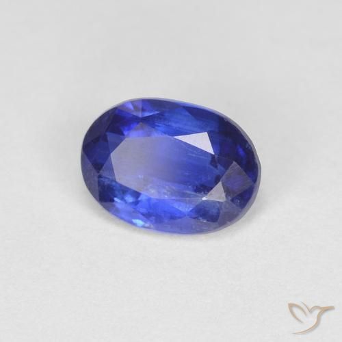 0.80 ct Blue Kyanite Stone, Natural Kyanite in Oval Facet Shape for Sale