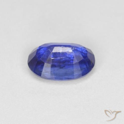 Kyanite Gemstone in 6.6 x 4.8 mm Size for Sale, Kyanite Stone in Navy Blue Color