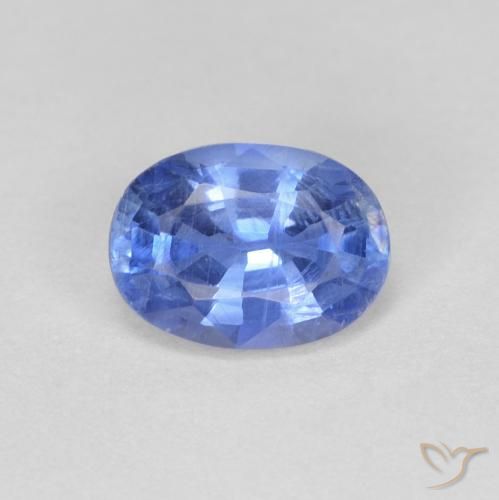 0.89ct Natural Light Blue Kyanite, Oval, VS