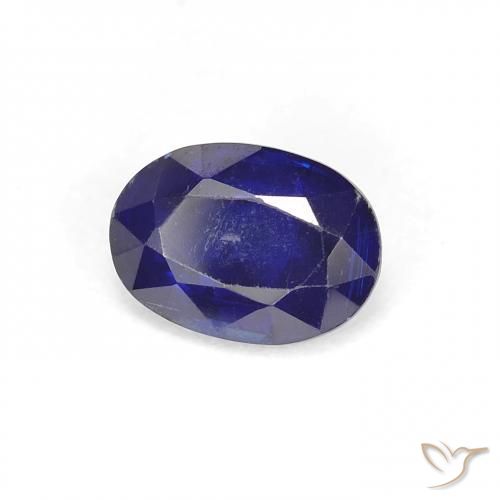 0.99 ct Blue Kyanite Stone, Natural Kyanite in Oval Facet Shape for Sale