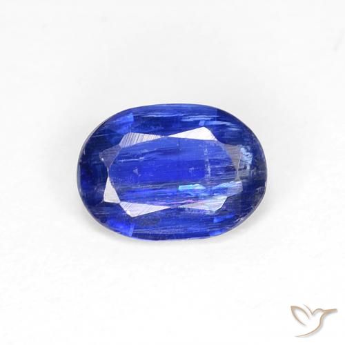0.83ct Natural Deep Blue Kyanite, Oval, SI