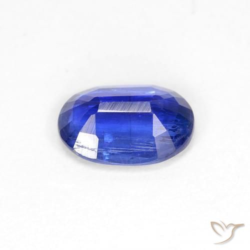 Kyanite Gemstone in 7 x 5 mm (calibrated) Size for Sale, Kyanite Stone in Deep Blue Color