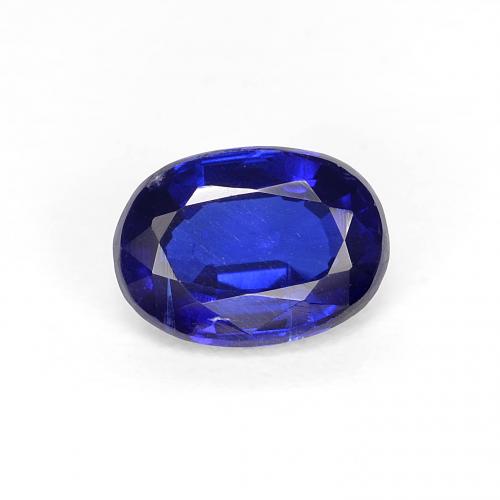 Cianita Azul real Ovalada de 1.11 ct de Nepal, dimensión 7,2 x 5,2mm, piedra preciosa natural No tratado, claridad VS, Cianita Forma ovalada de 1 pieza, dureza de Mohs de 6 - 7 , Photo A