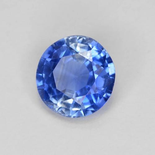 0.80 ct Blue Kyanite Stone, Natural Kyanite in Round Facet Shape for Sale