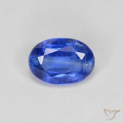 0.99ct Natural Deep Blue Kyanite, Oval, SI