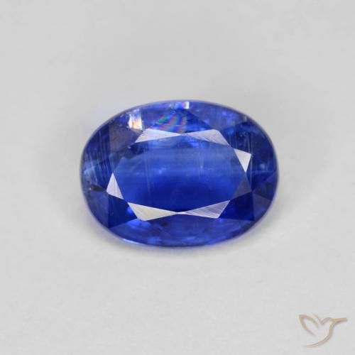 Cianita azul de 1,62 ct, corte ovalado de 8,1 x 6,1 mm de Nepal, Photo A