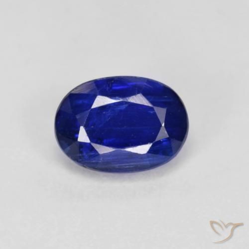 1.32 ct Blue Kyanite, 7.1 x 5.1 mm Oval Cut From Nepal, Photo A